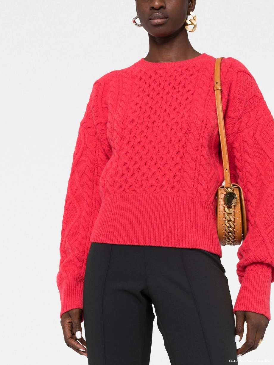 Cheap jumper cropped Aran-knit McCartney Women Stella 0414